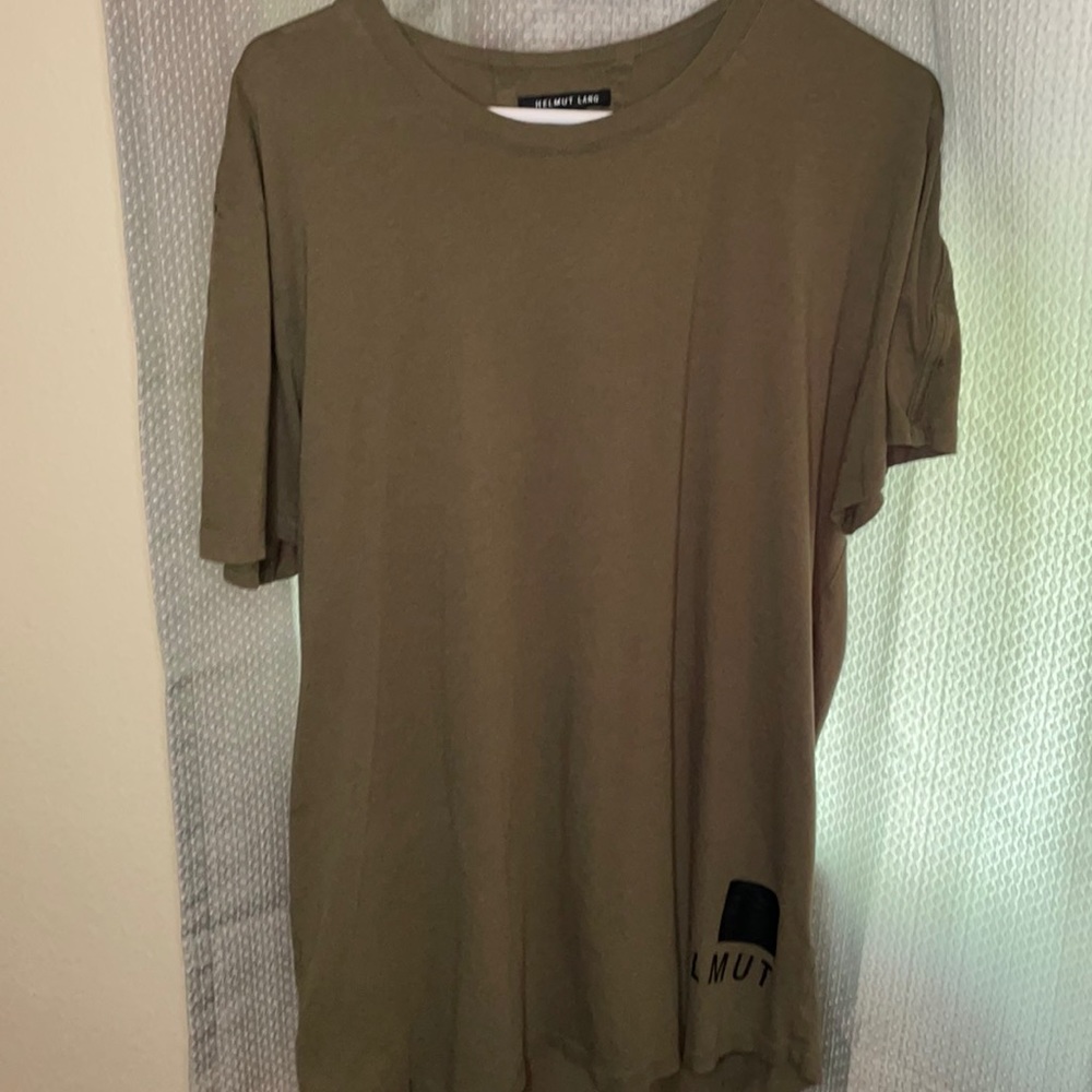 Helmut Lang Green Shirt